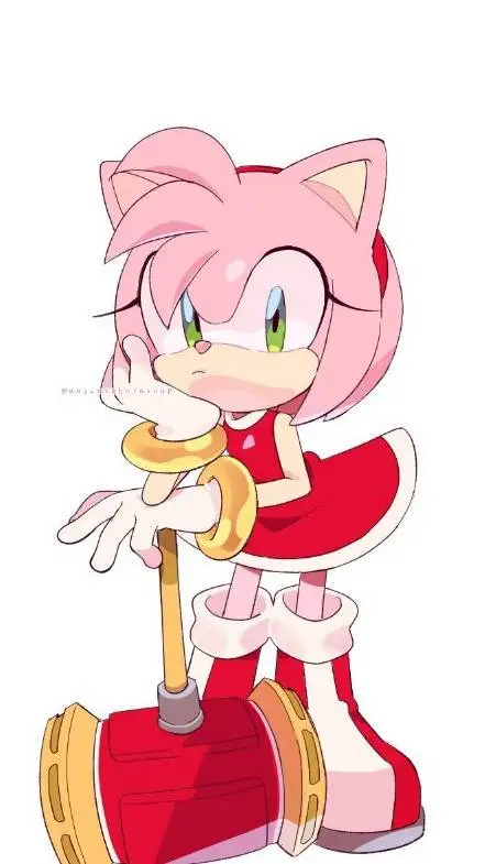 ai character: Amy rose background
