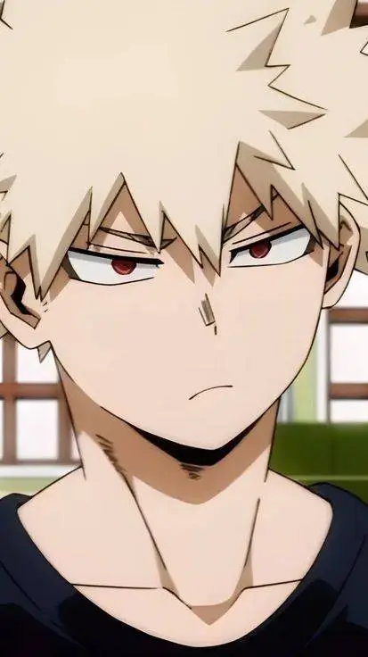 ai character: Katsuki Bakugo  background