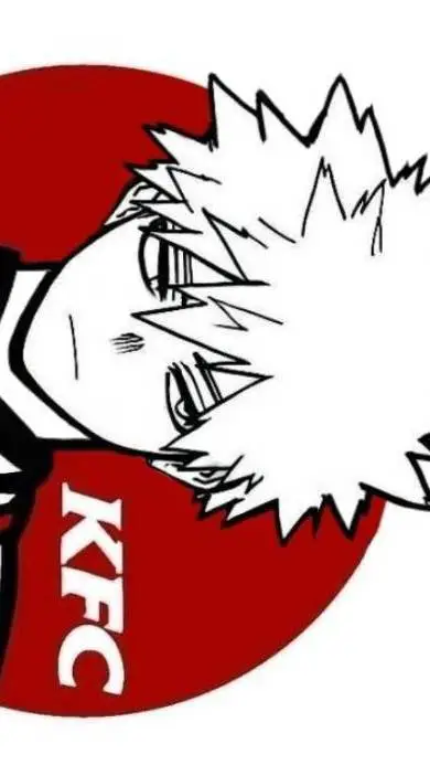 ai character: bakudeku KFC🍟➕🍔➕🍗 background