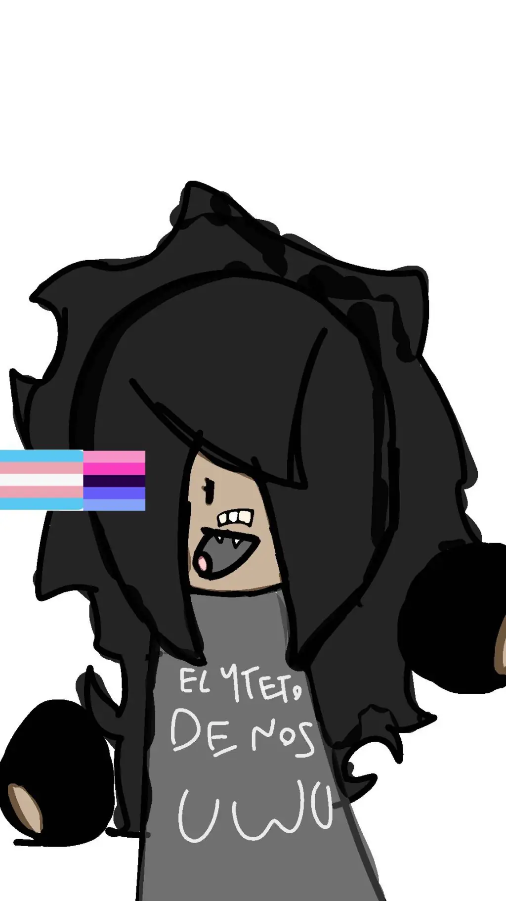 ai character: gabb ^^ background