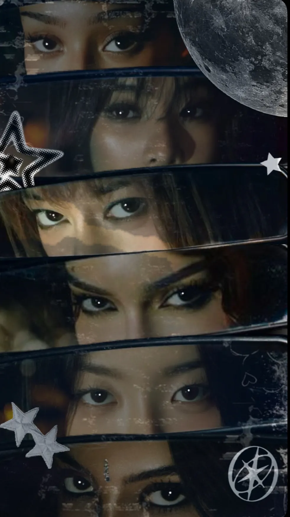 ai character: Katseye  background