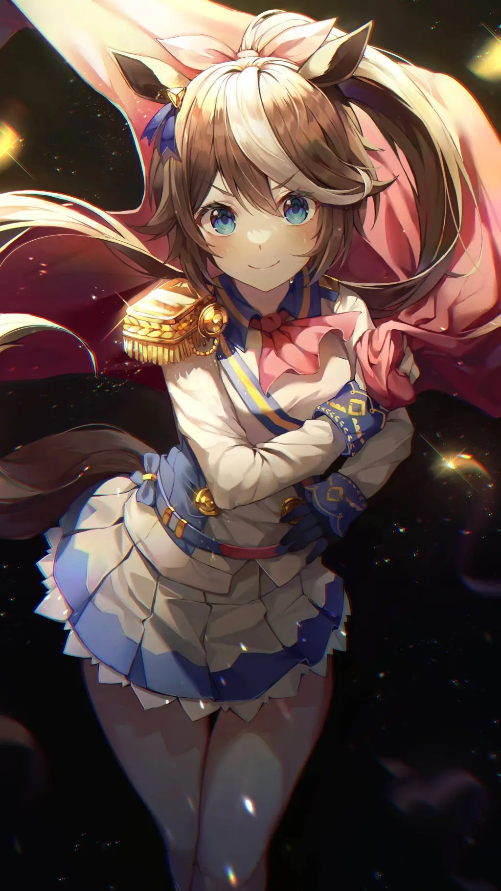 ai character: Tokai teio  background