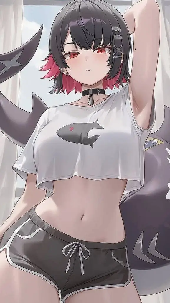 ai character: Ellen joe🦈❤️ background