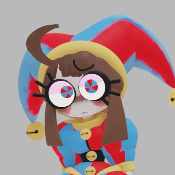 chat with ai character: Stylized Pomni
