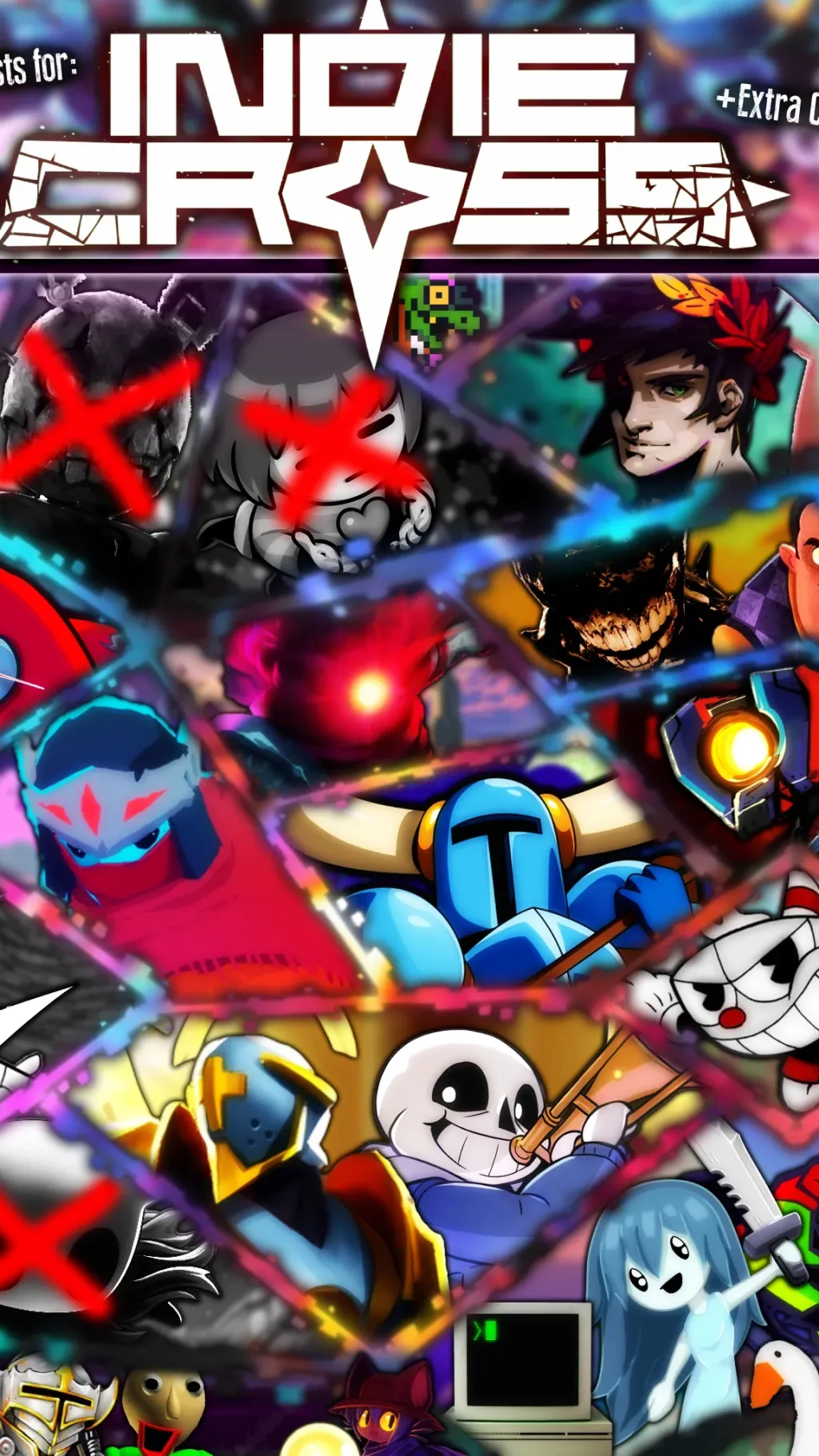 ai character: Indie Cross background