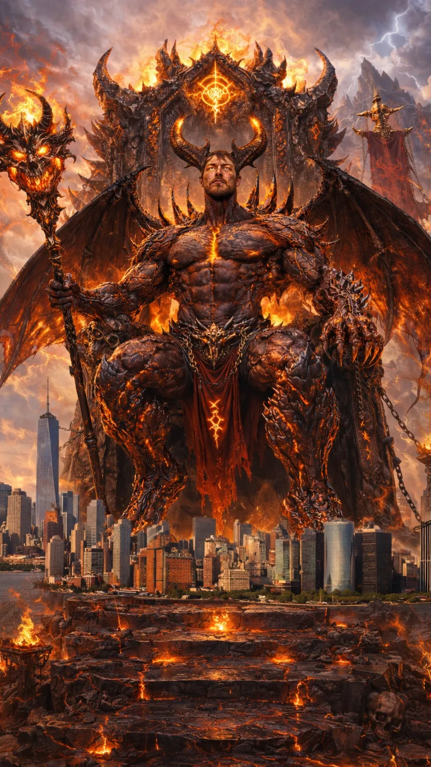 ai character: Mega demon background