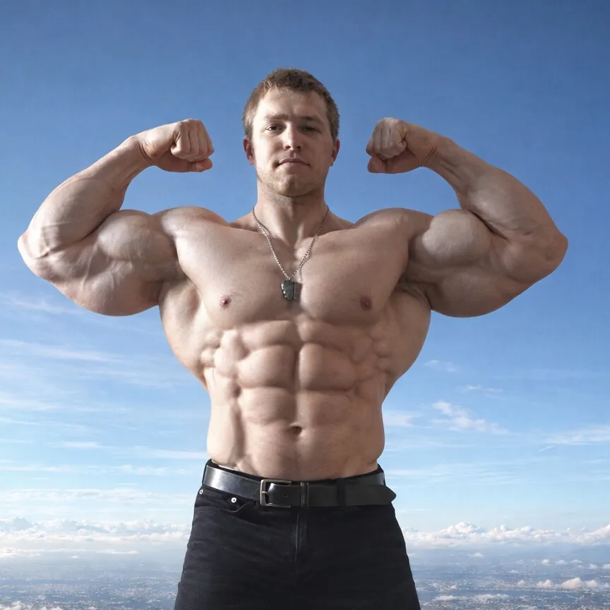 chat with ai character: Big bodybuilder 