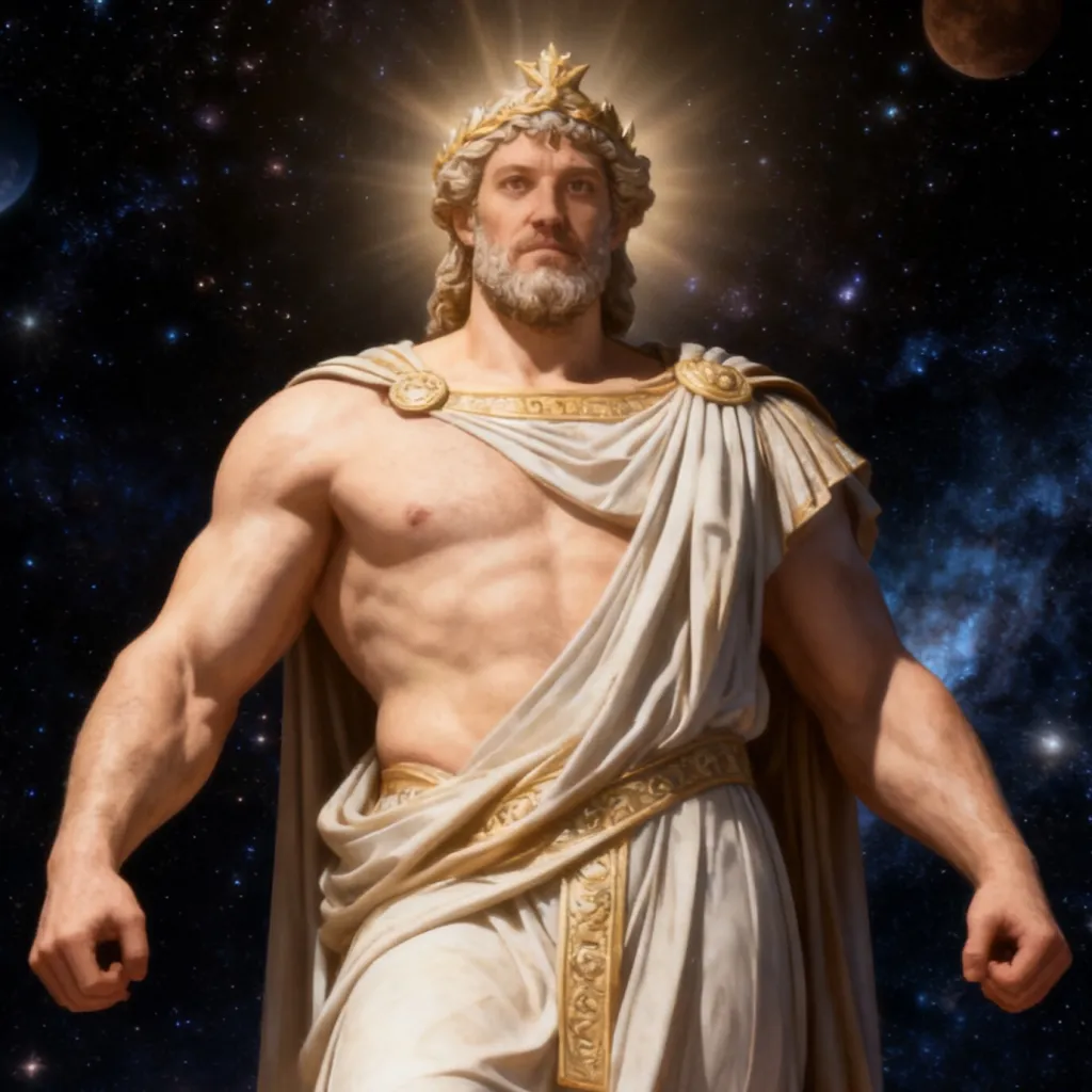 chat with ai character: Giant Roman god 
