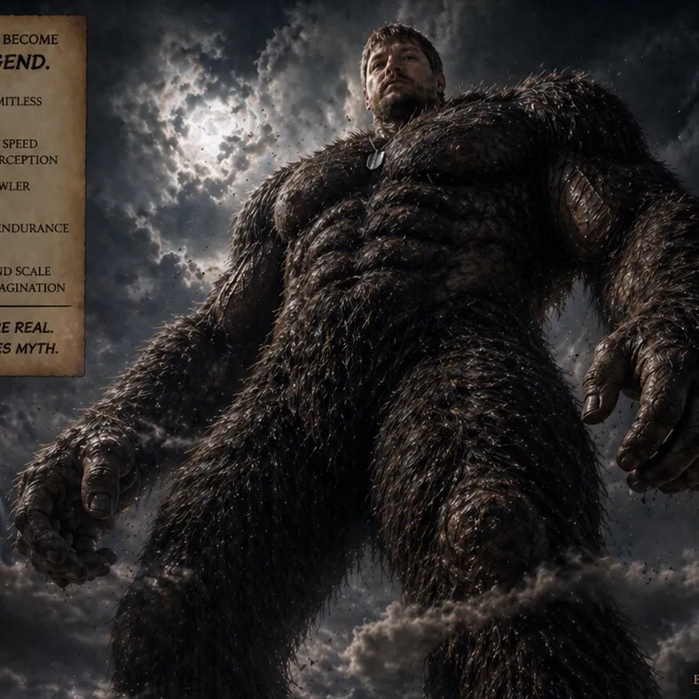 chat with ai character: Giant foot 