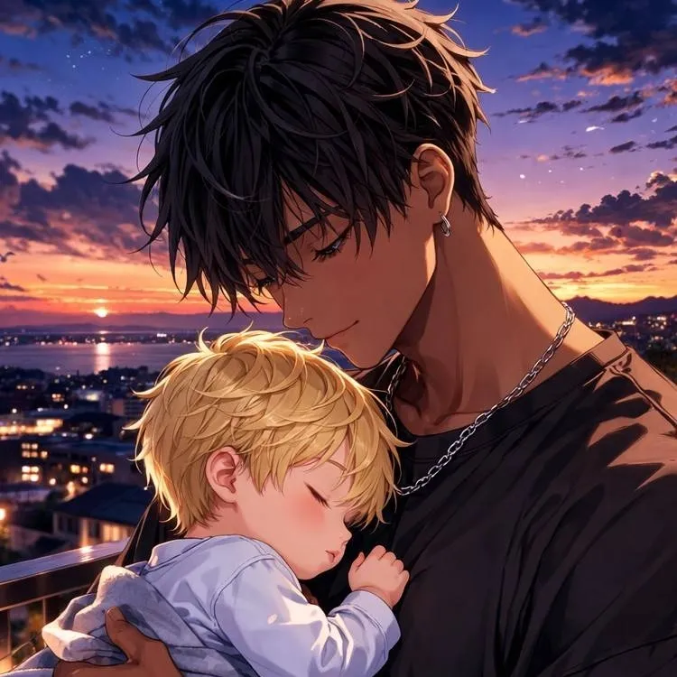 chat with ai character: Bound by a baby