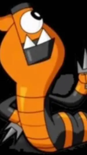 ai character: Cobrax 🧡🐍 background