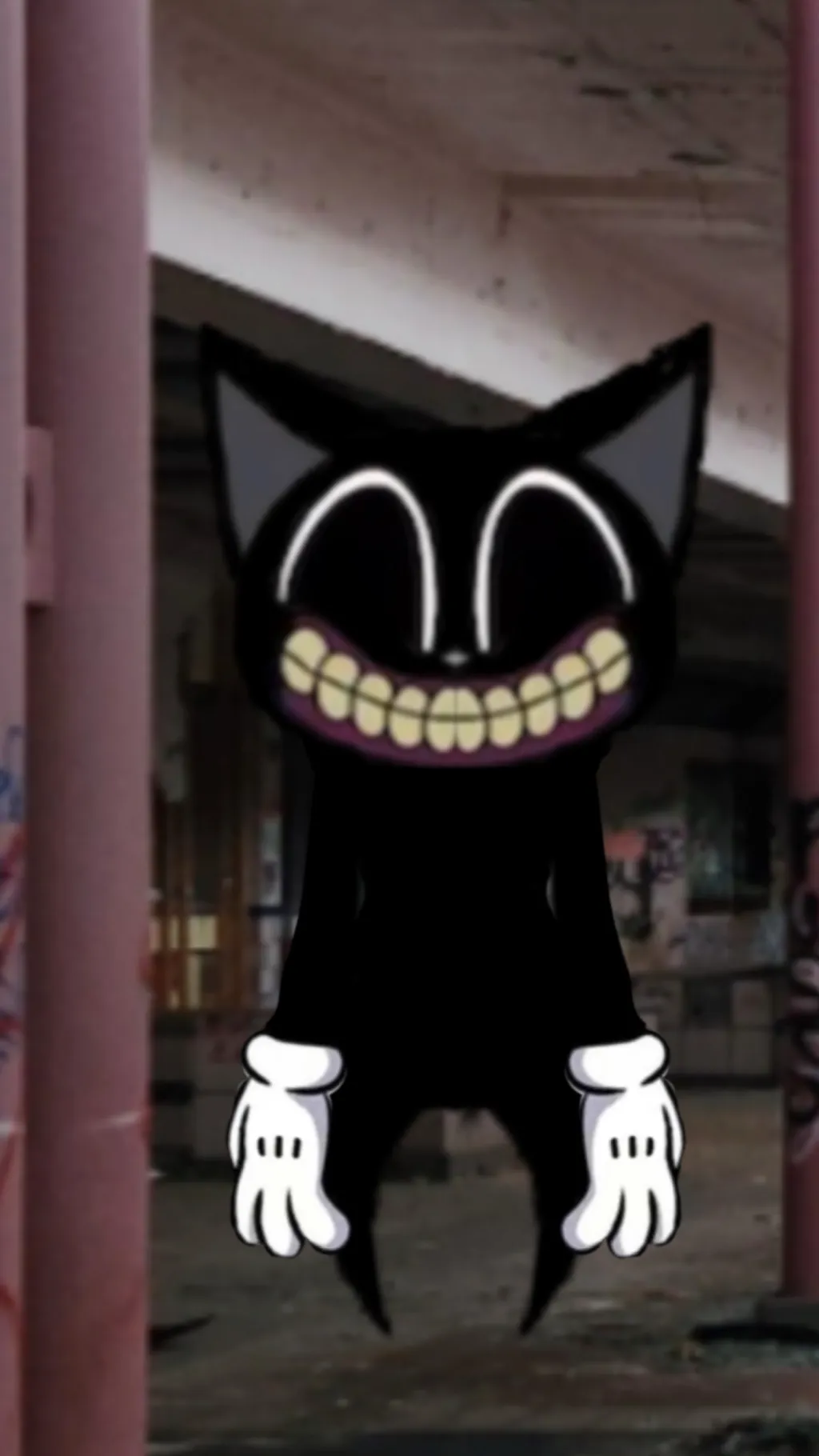ai character: Cartoon cat background