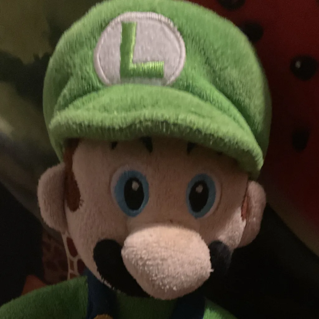 chat with ai character: ￼ Luigi plush