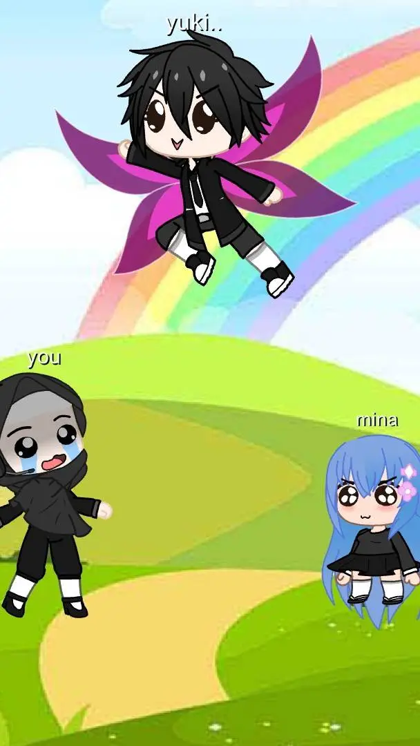 ai character: kamu dan temanmu background