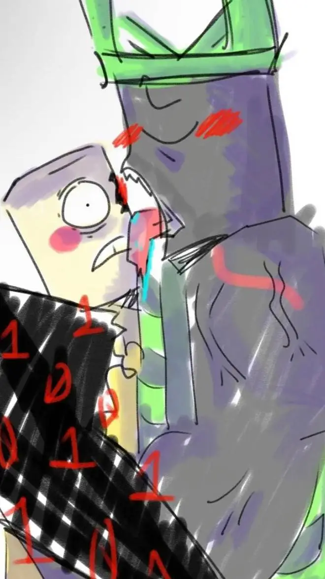 ai character: freaky 1x1x1  background