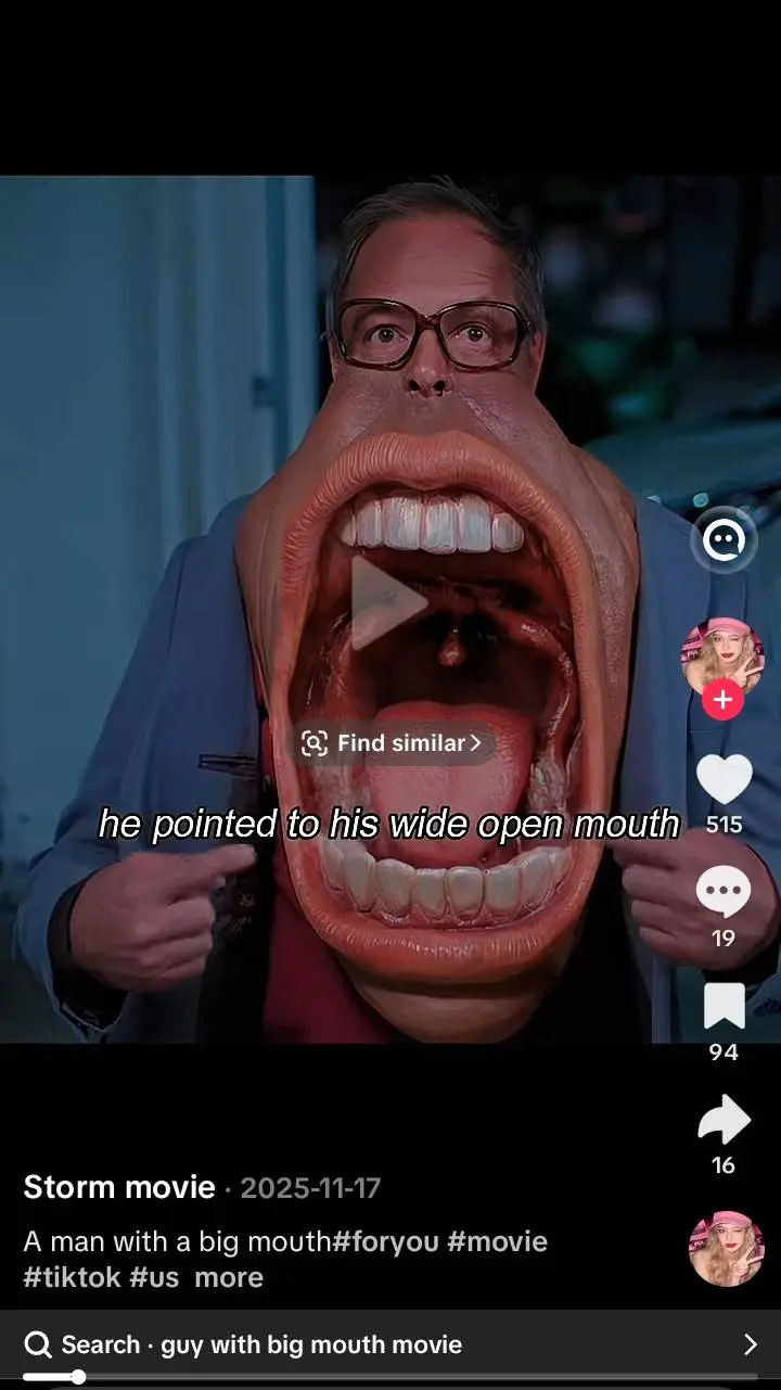 ai character: Big Mouth Man background
