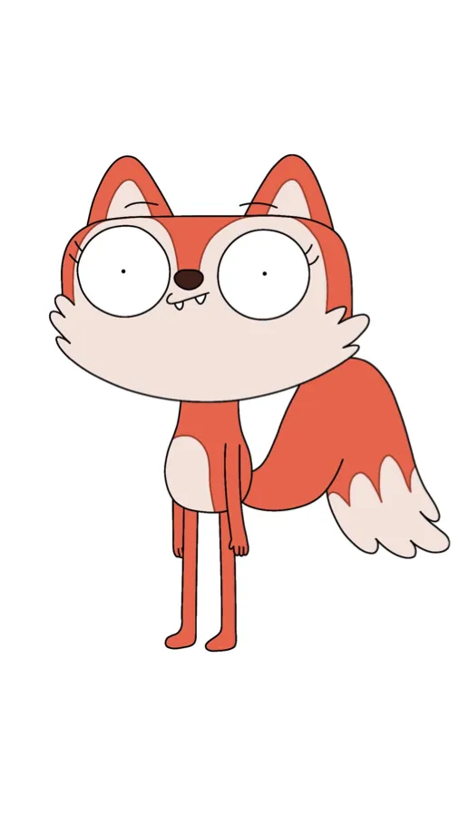ai character: Candle fox background