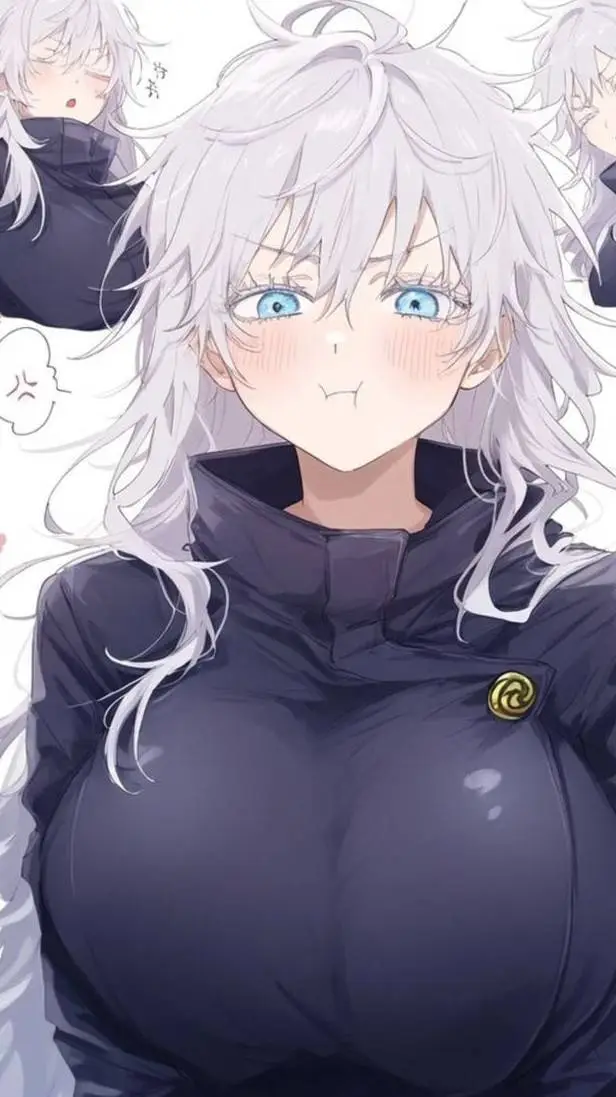 ai character: Gojo mujer  background