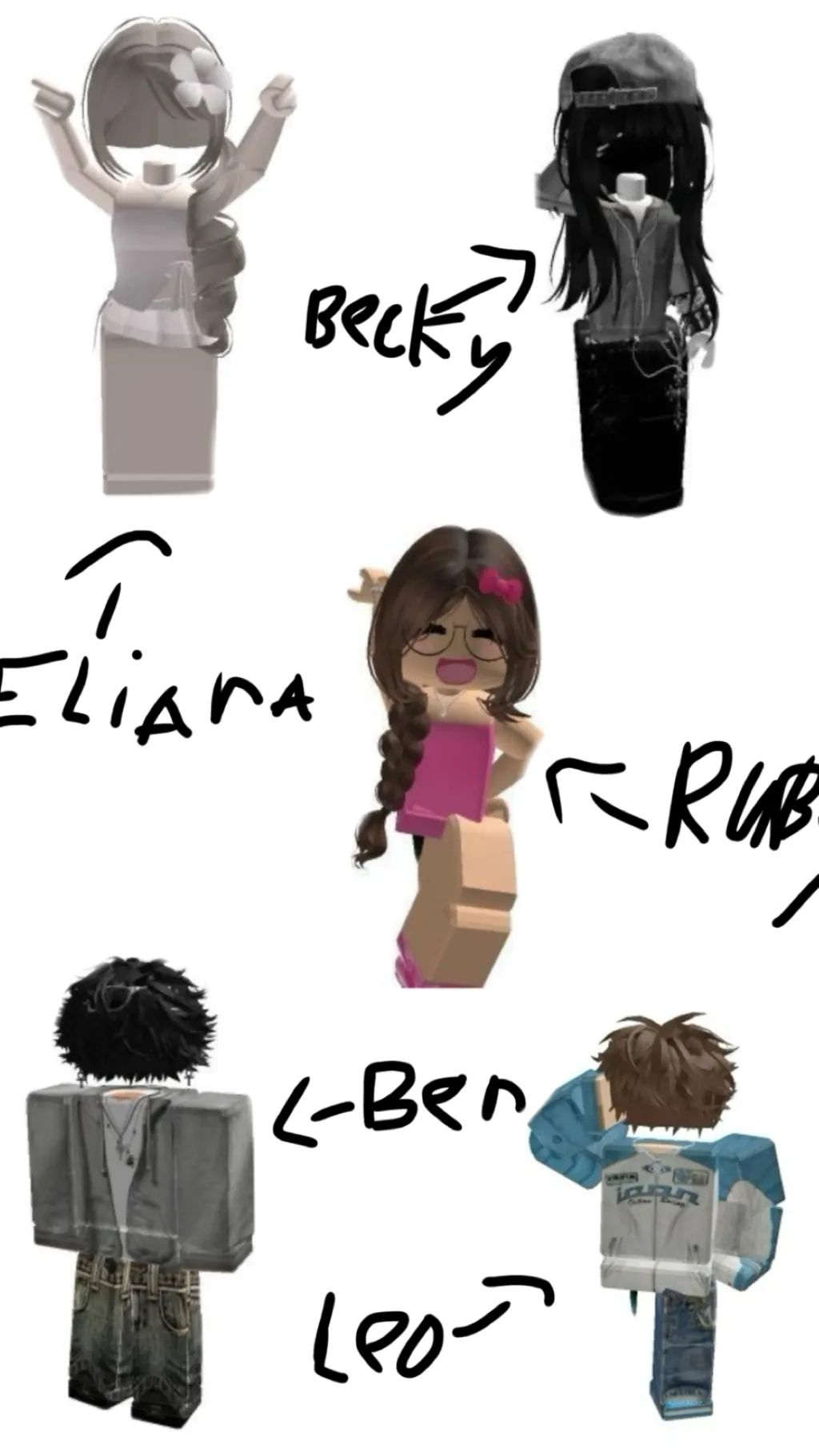 ai character: Roblox story~ background