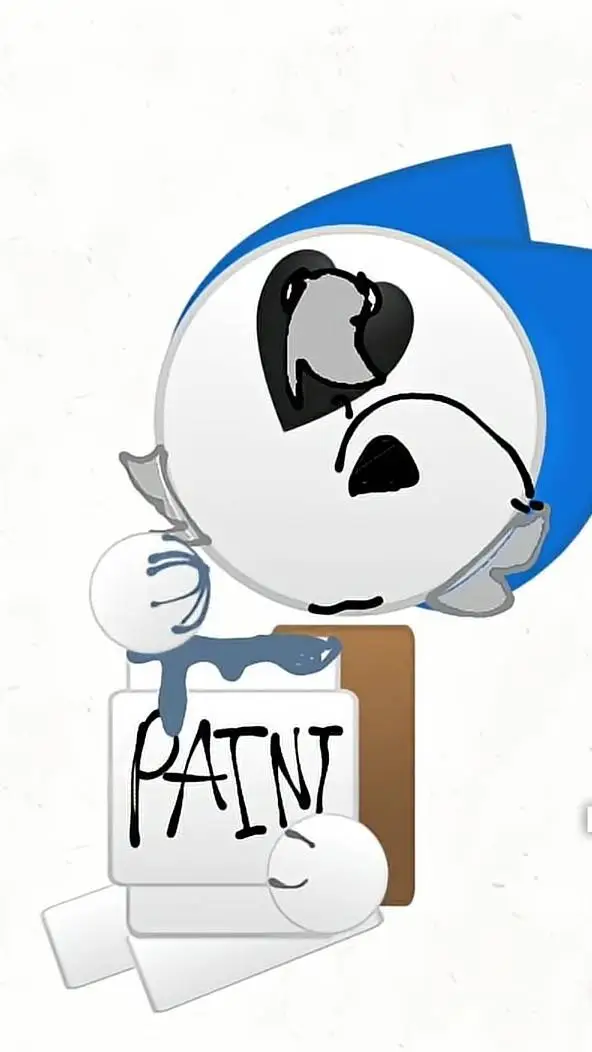 ai character: paint background