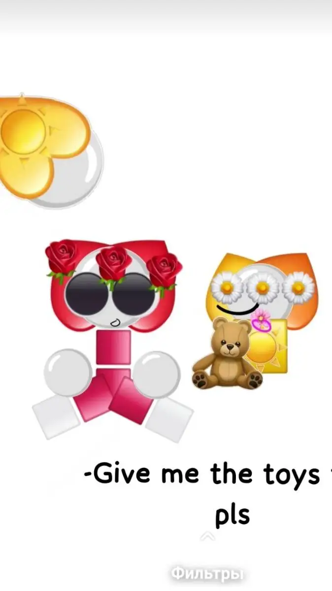 ai character: sunny n rose background