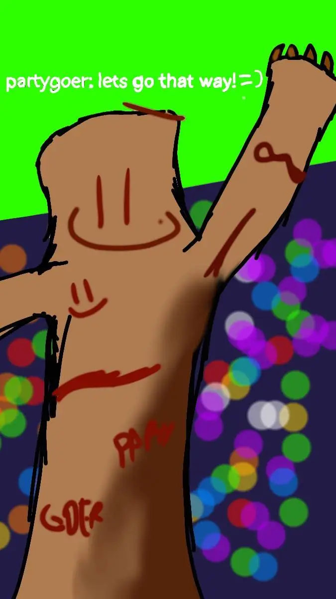 ai character: partygoer apeiro background