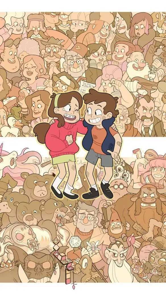 ai character: • GF  🍄🍓 background