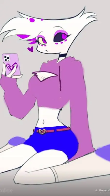 ai character: ❤DEVIL PUFF❤ background