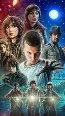 ai character: Stranger things s5 background