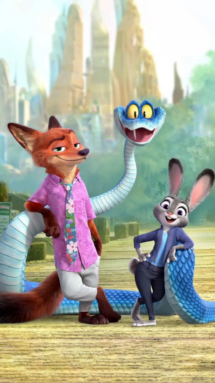 ai character: Nick and Judy background