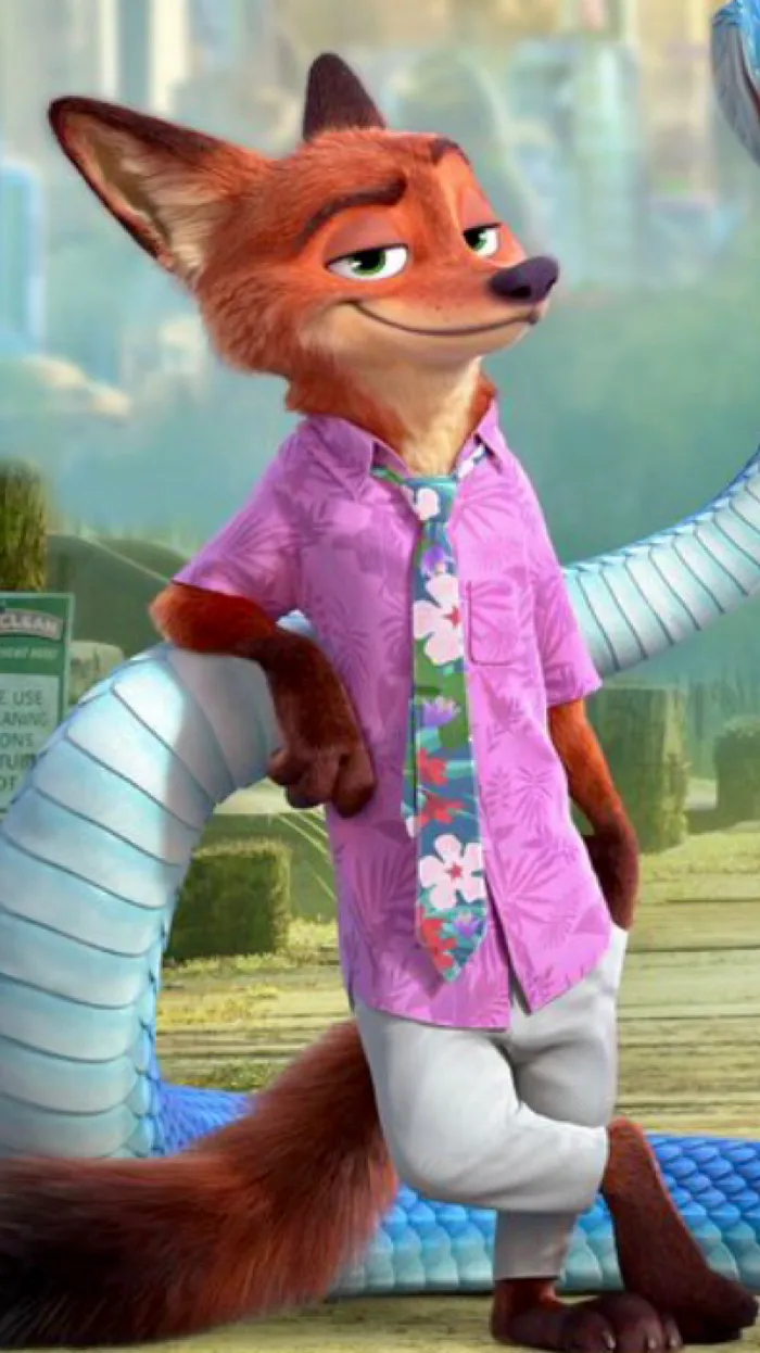 ai character: Nick Wilde  background