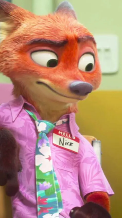 ai character: Nick Wilde  background