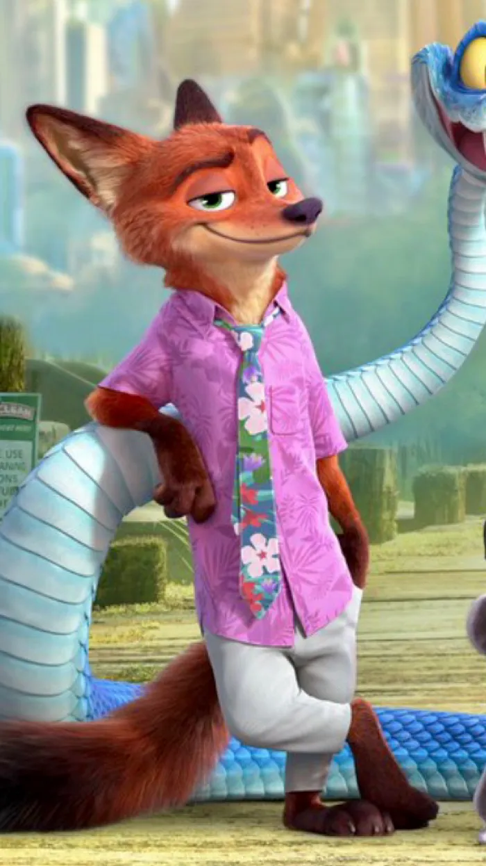 ai character: Nick Wilde  background