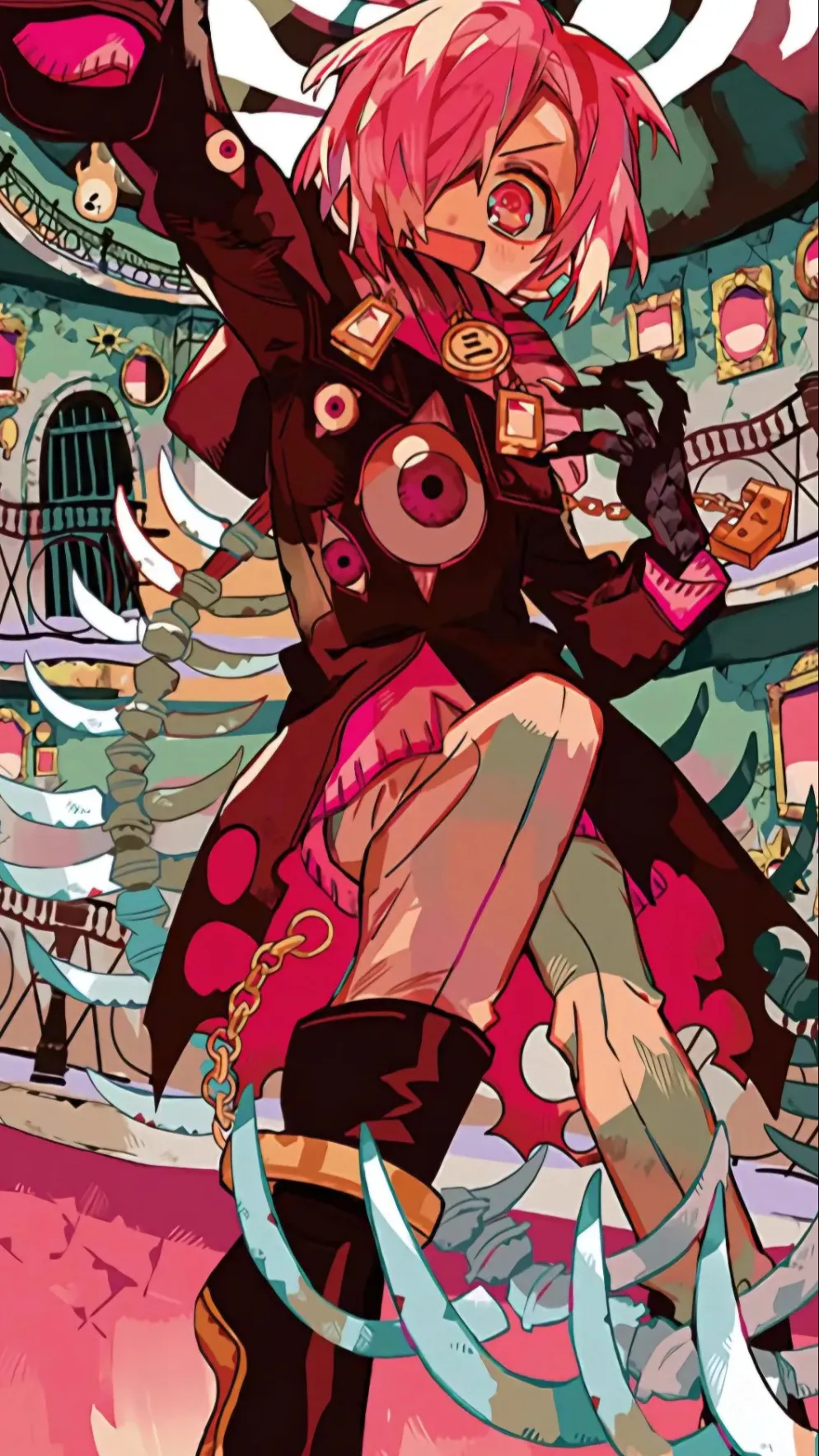 ai character: Mitsuba sousuke🩷 background