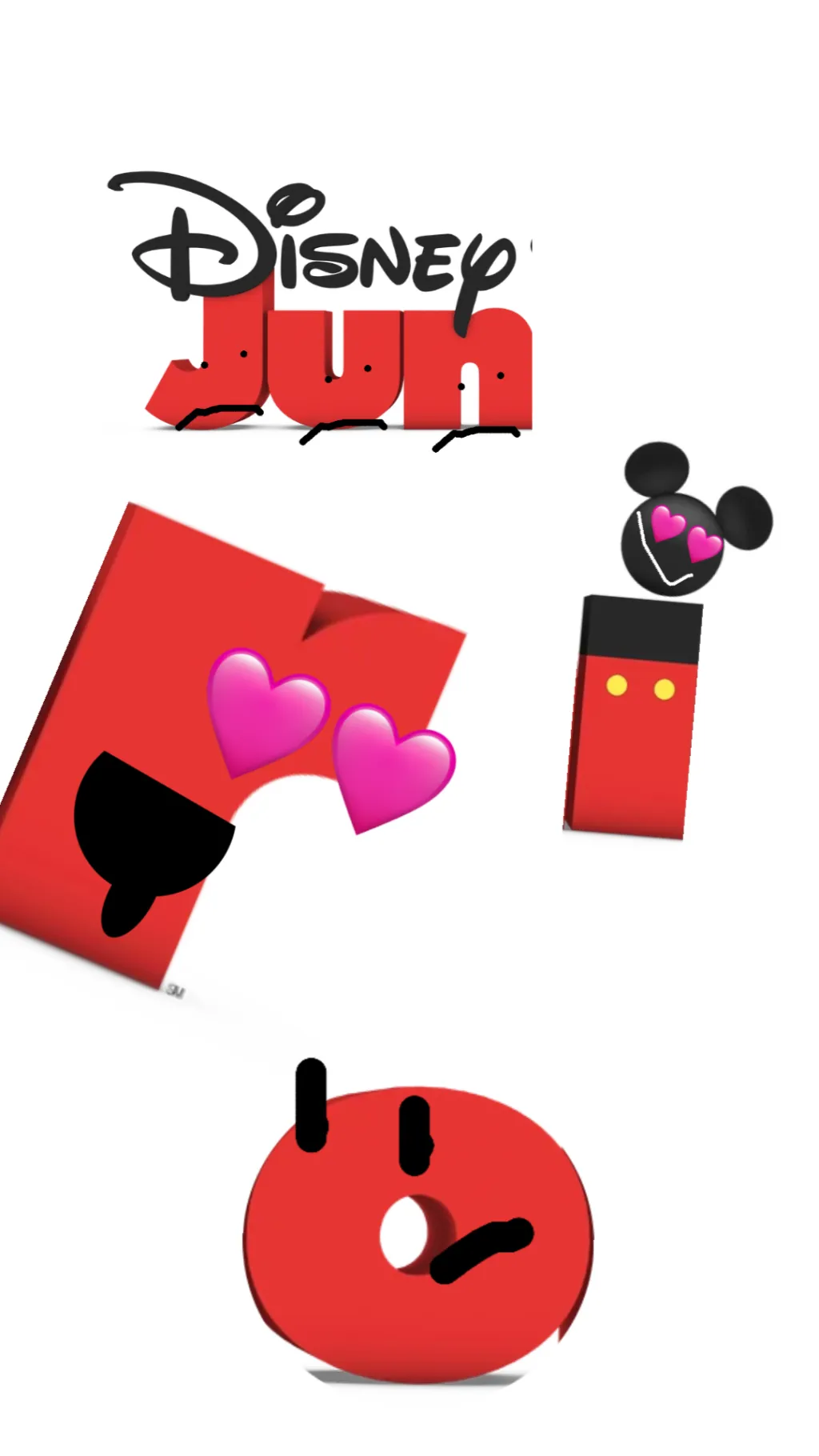 ai character: Letter I And R background