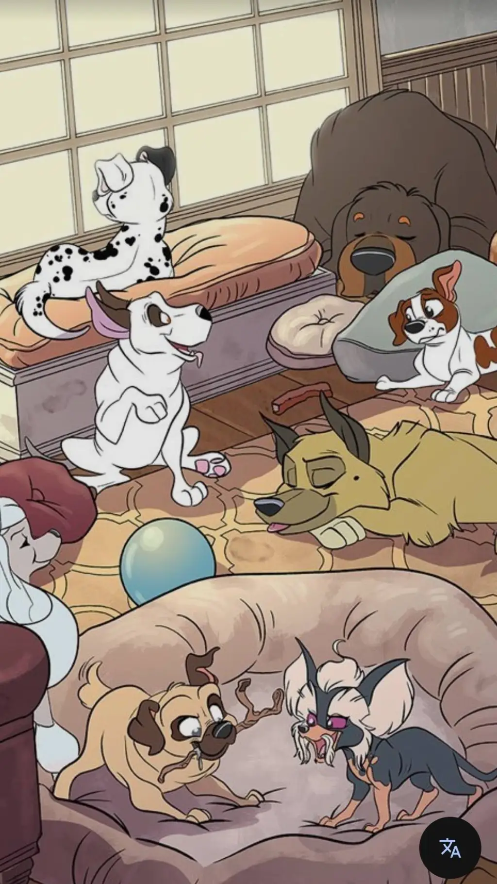 ai character: stray dogs comic background