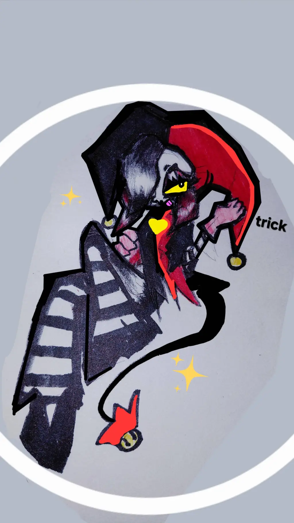 ai character: trick background