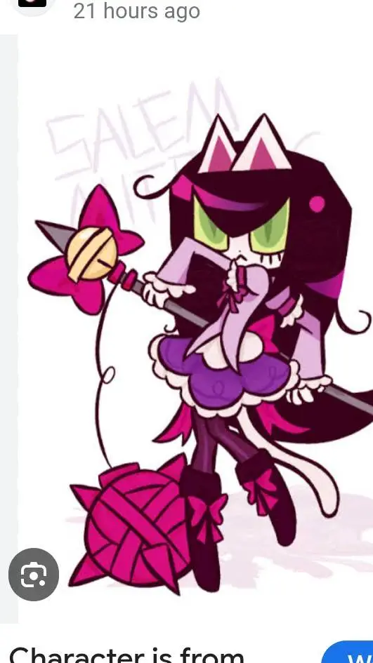 ai character: salem mittens background