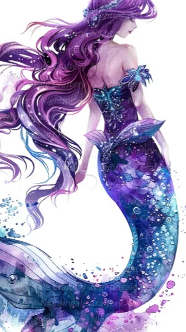 ai character: SGOx mermaid you! background