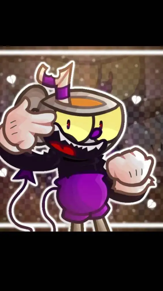 ai character: Evil Cuphead background