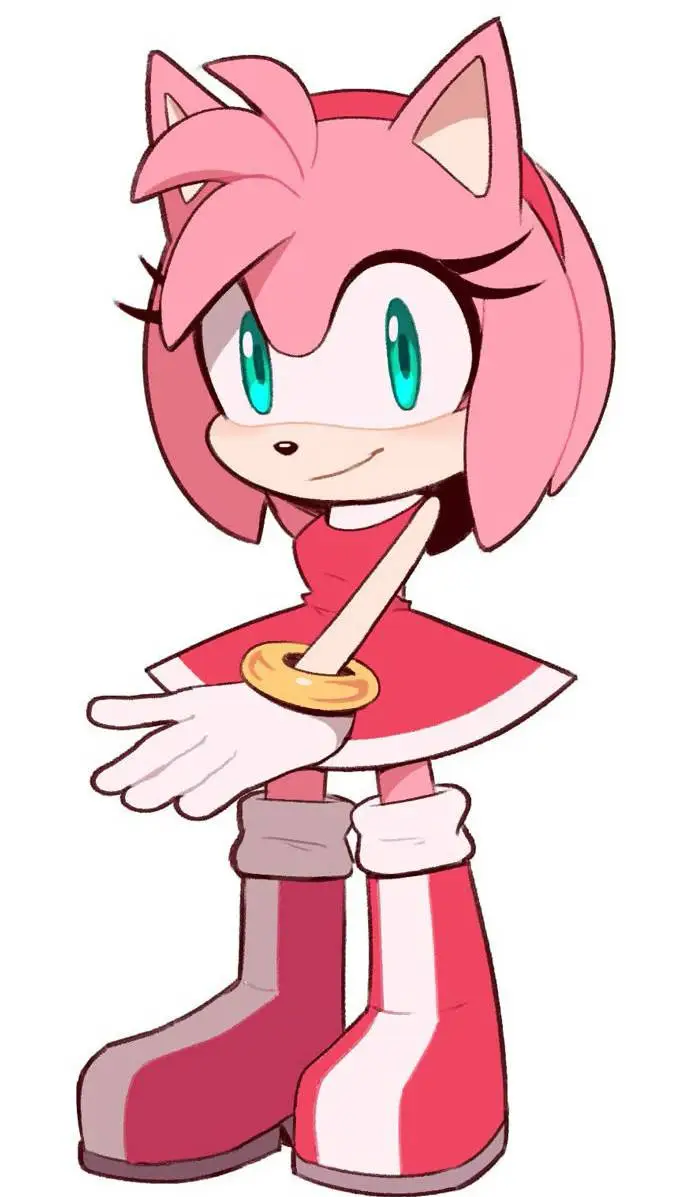 ai character: amy rose background
