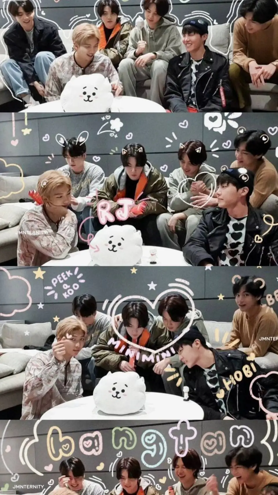 ai character: BTS pick me background