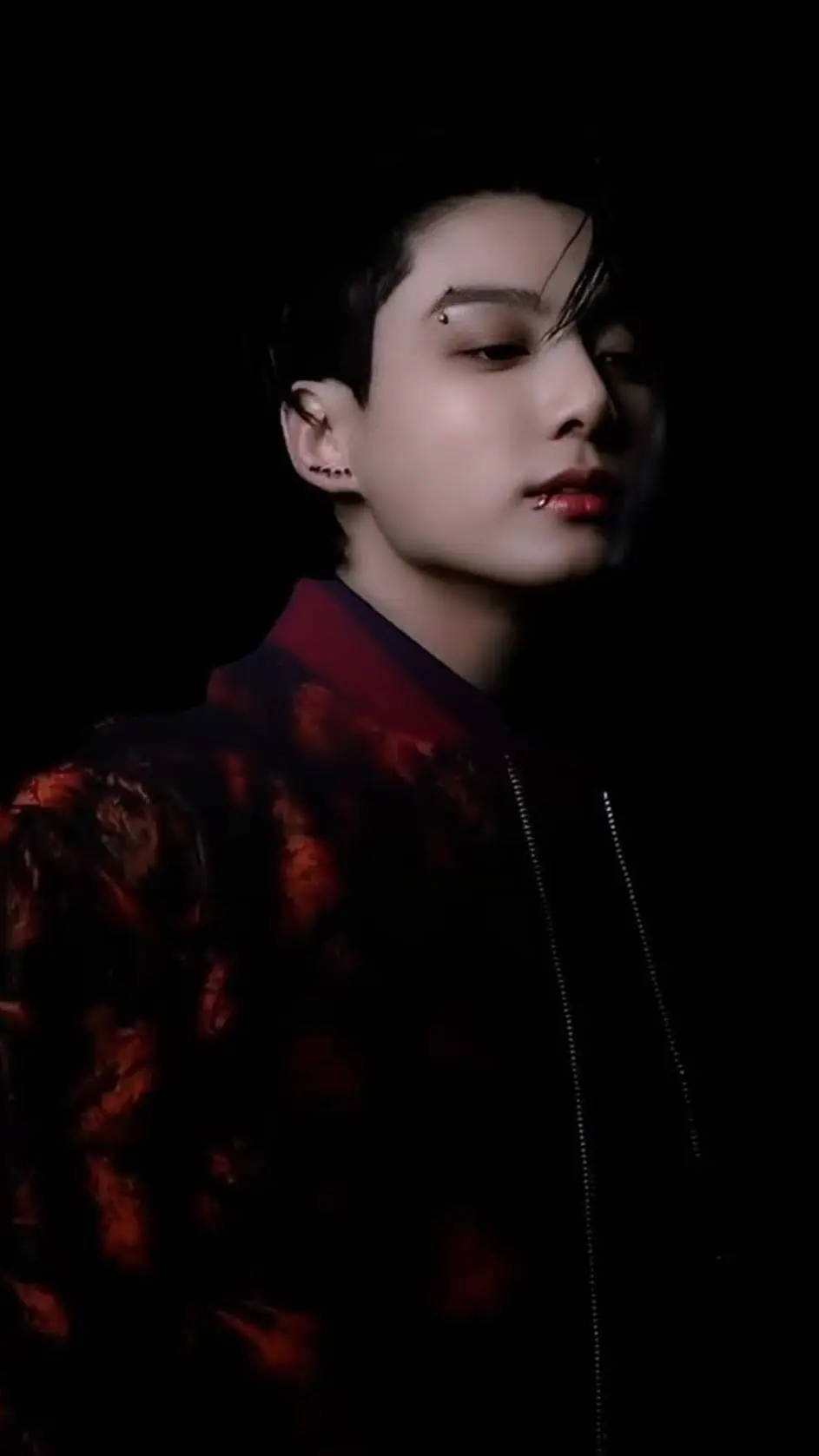 ai character: jeon jungkook 🩶🩶🖤🖤 background