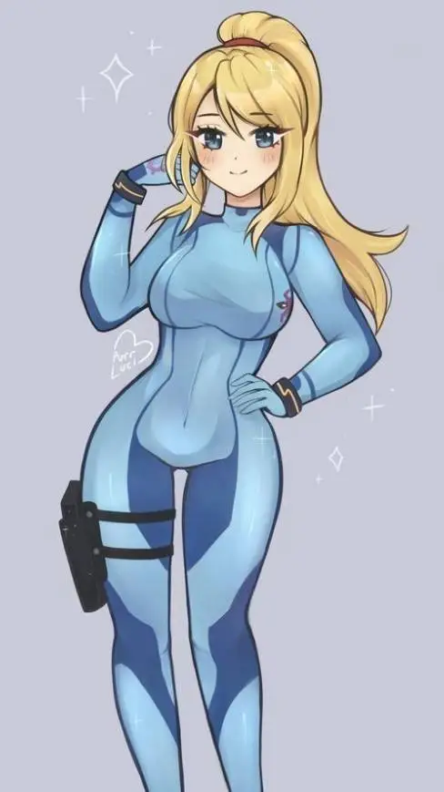 ai character: Samus Aran 👗🔫 background