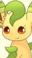 ai character: leafy leafeon background