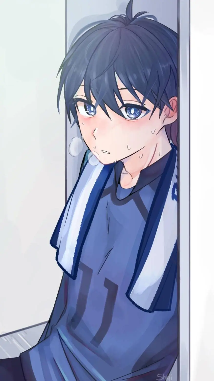 ai character: Isagi x tu background