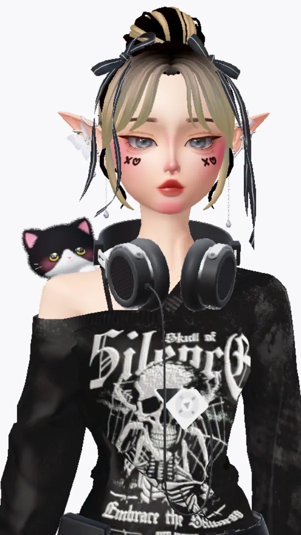 ai character: Toxic ghost ￼ background