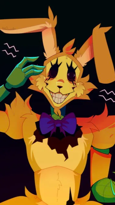 ai character: Pumpkin rabbit  background