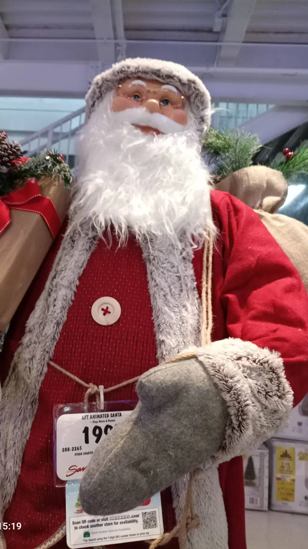 ai character:  santa Claus background