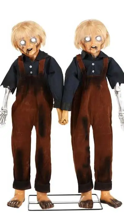 ai character: creepy twins background